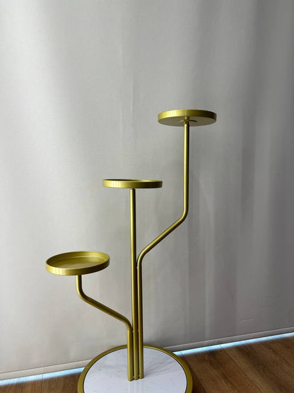 3-Tiered Metal Planter Stand
