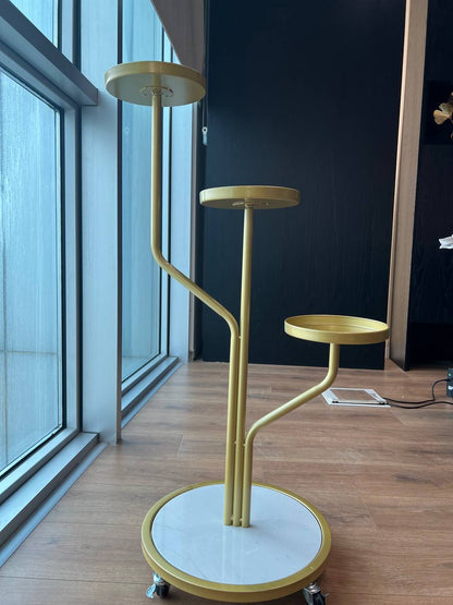 3-Tiered Metal Planter Stand